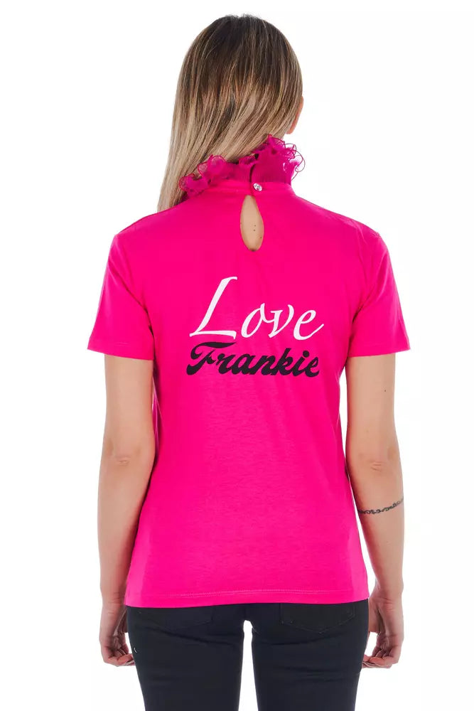 Frankie Morello Pink Cotton Women's T-Shirt