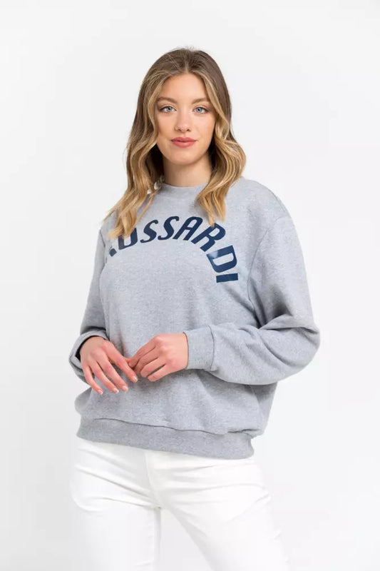 Trussardi Grey Cotton Sweater for Women