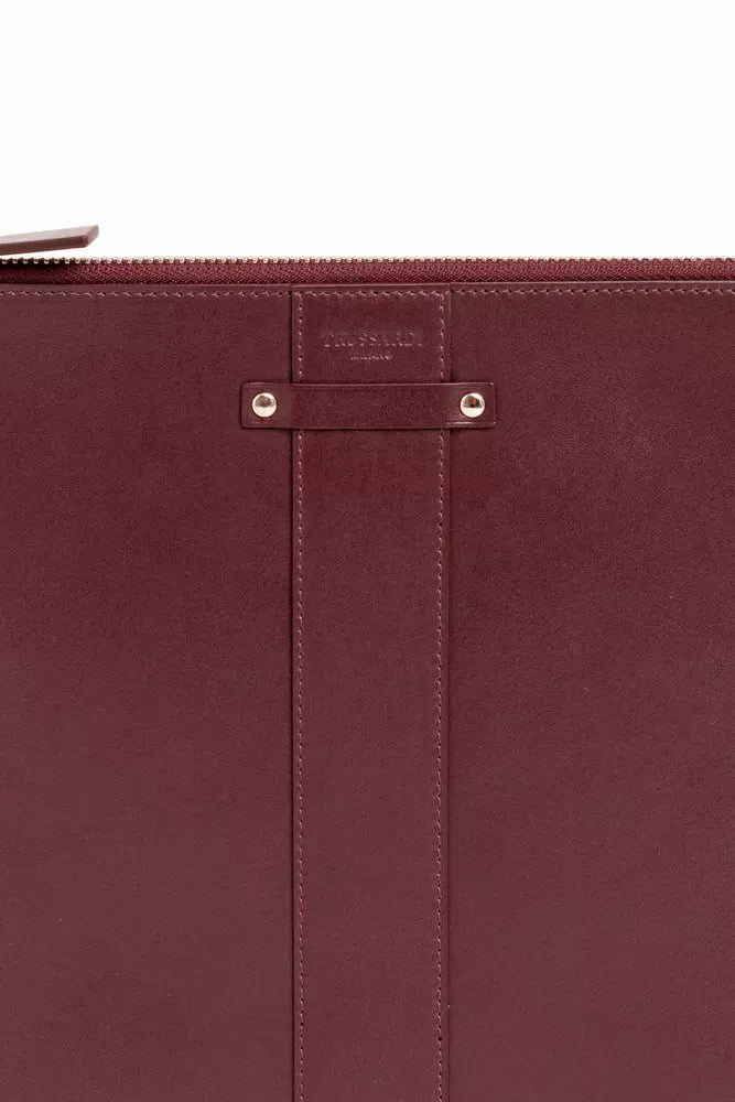 Trussardi Brown Leather Wallet for Men