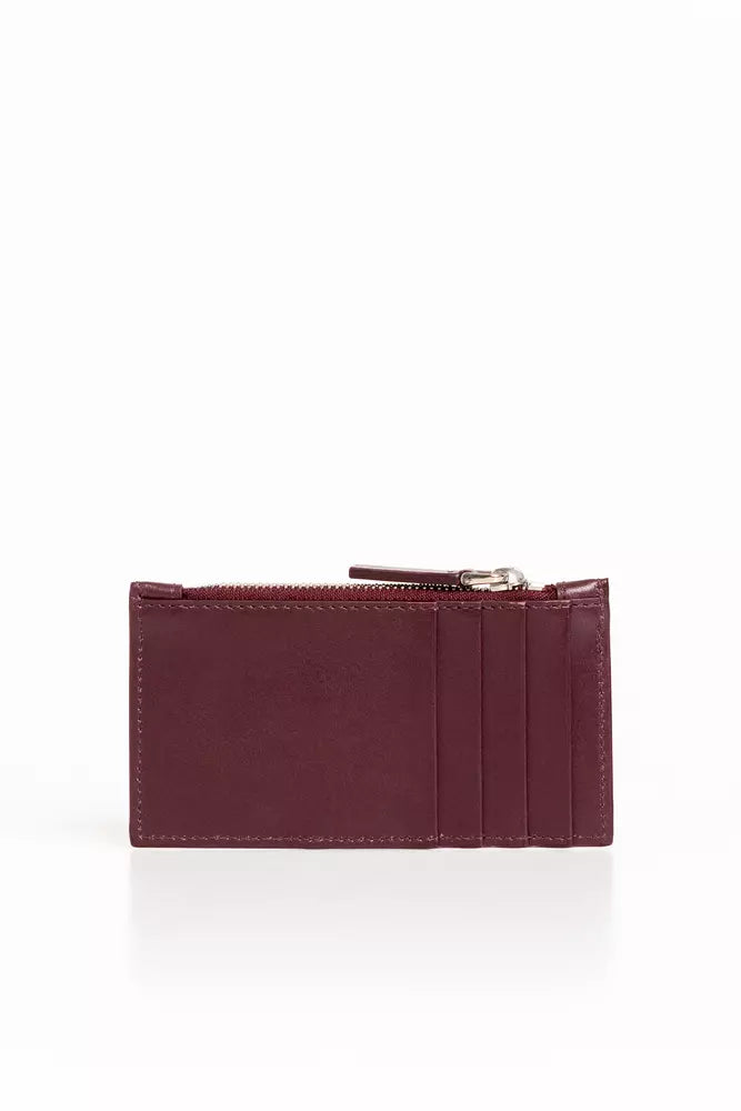 Trussardi Brown Leather Men's Card Holder