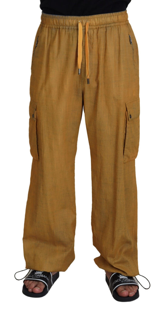 Dolce &amp; Gabbana Elegant Italian Linen Pants