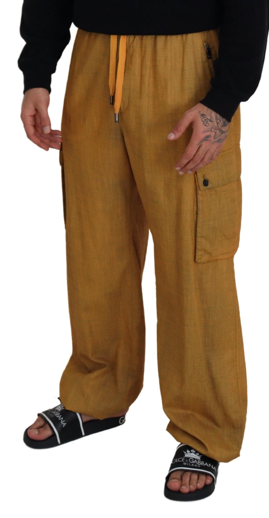 Dolce &amp; Gabbana Elegant Italian Linen Pants