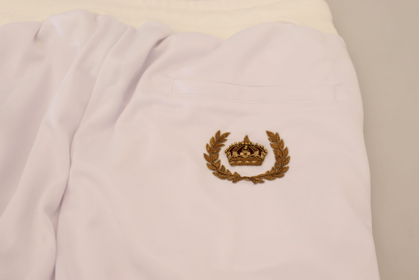 Dolce &amp; Gabbana Elegant white sweatpants for sophisticated comfort