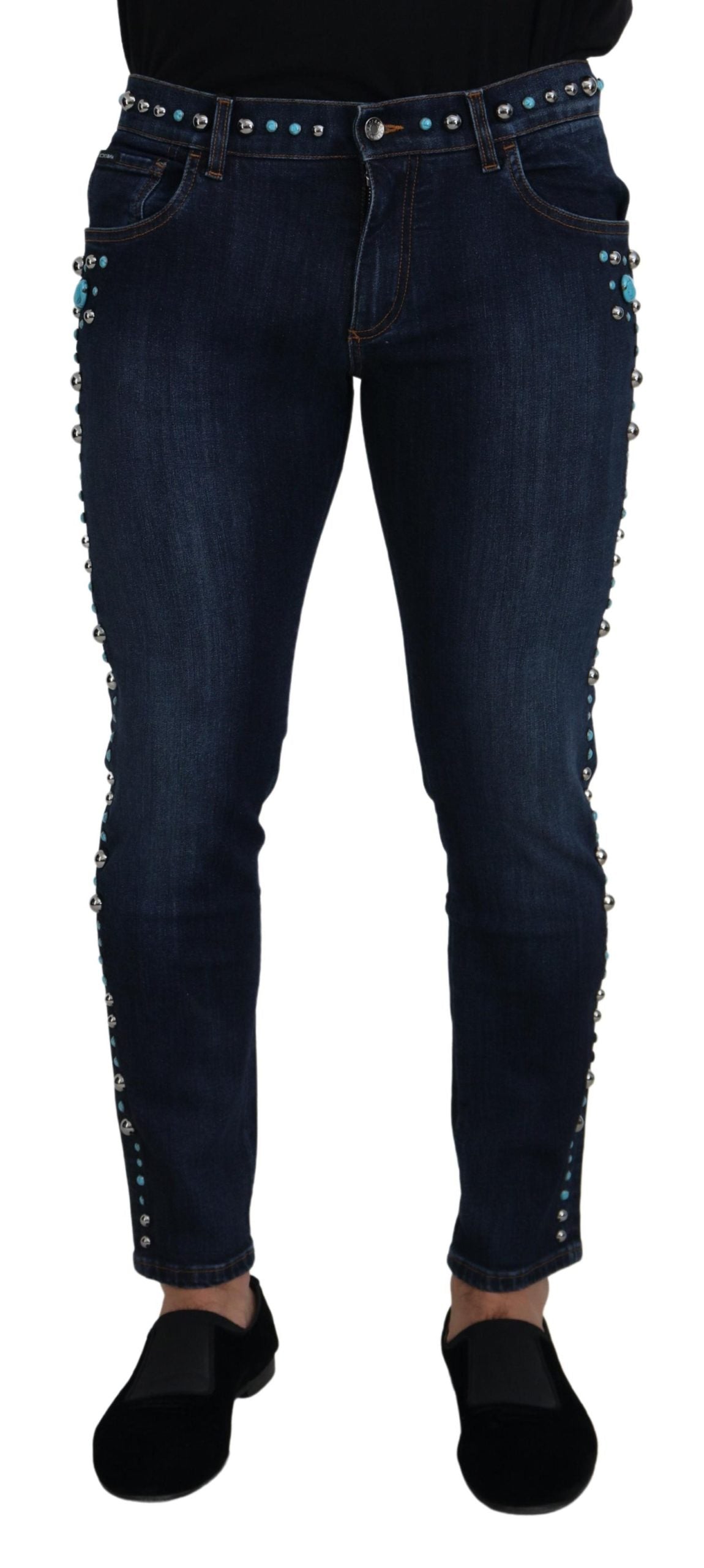 Dolce & Gabbana Beschlagene Opulence Denim Jeans