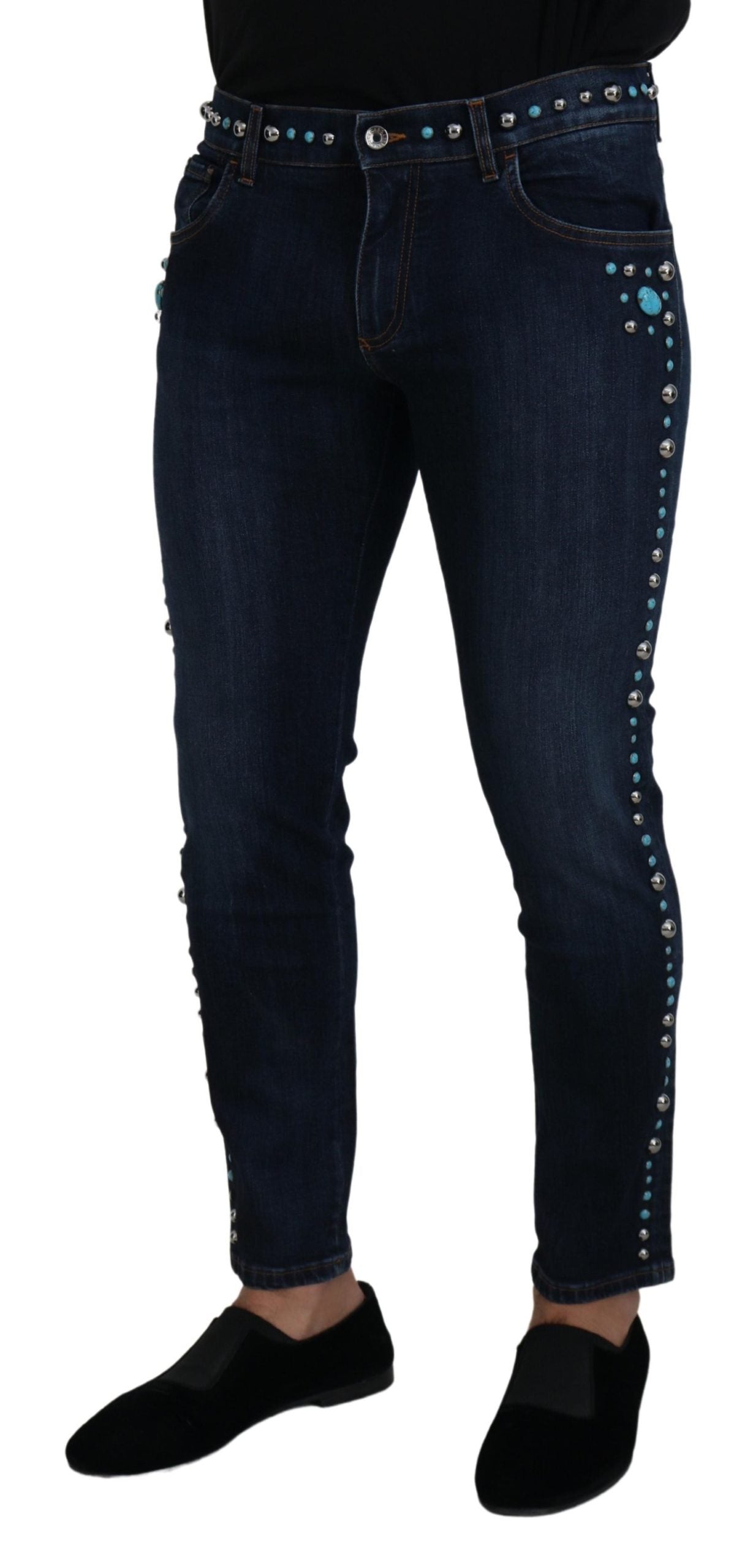 Dolce & Gabbana Beschlagene Opulence Denim Jeans