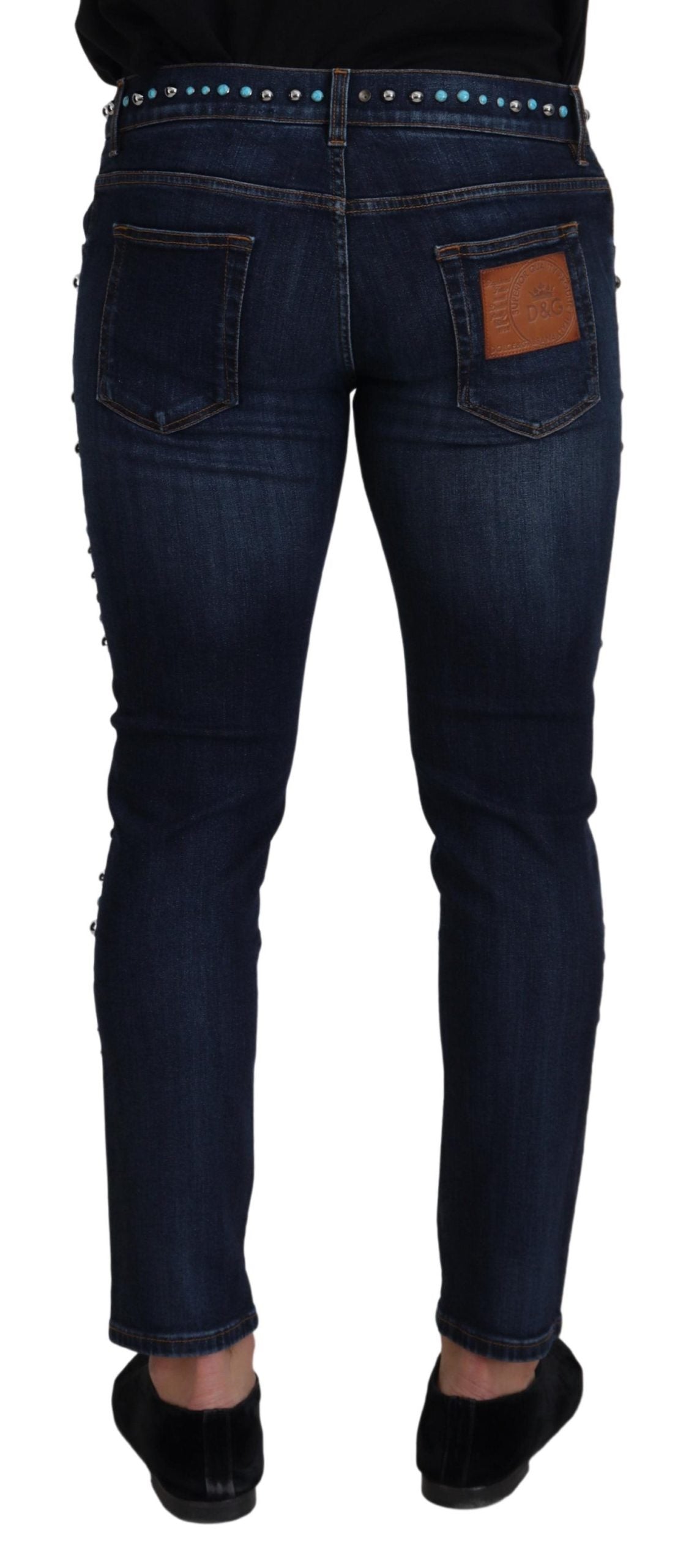 Dolce & Gabbana Beschlagene Opulence Denim Jeans