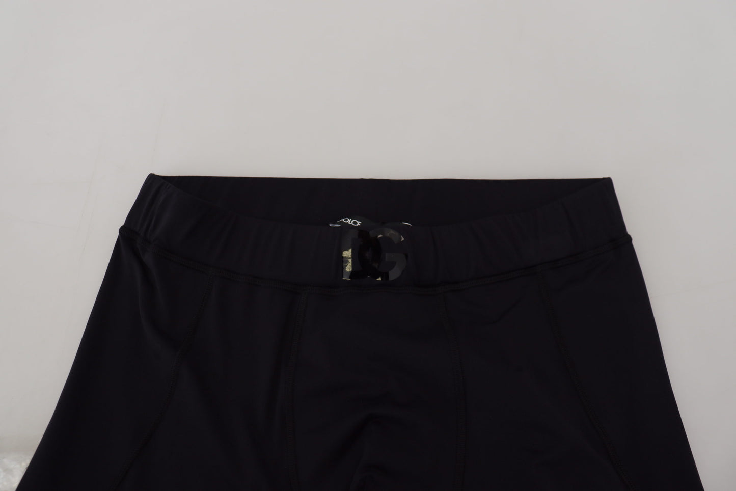 Dolce & Gabbana Glatte schwarze Designer-Hose