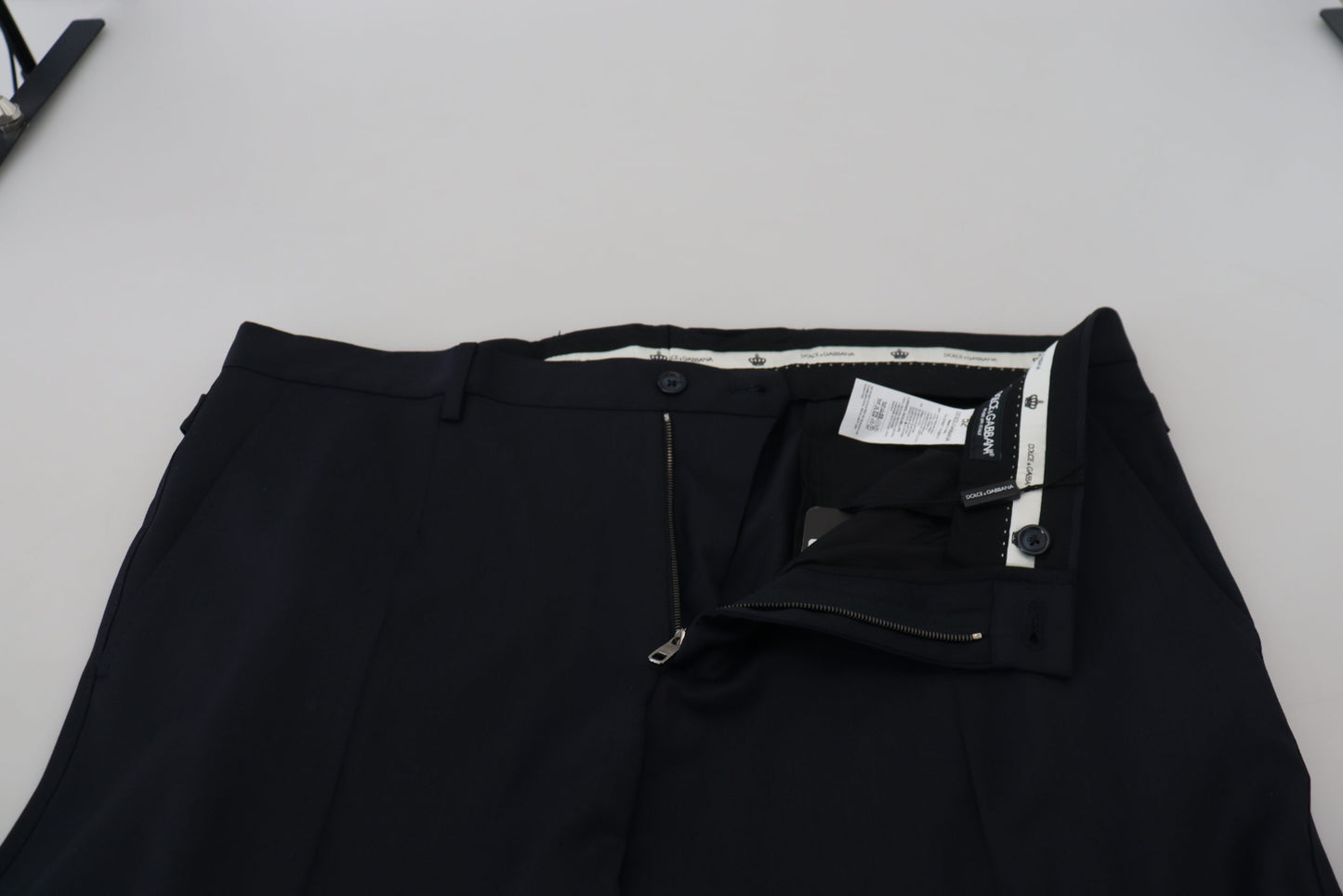 Dolce & Gabbana Elegante blaue Hose aus Wollmischung