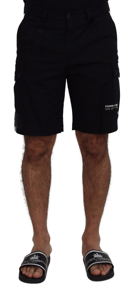 Dolce &amp; Gabbana Elegant MainLine Black Shorts