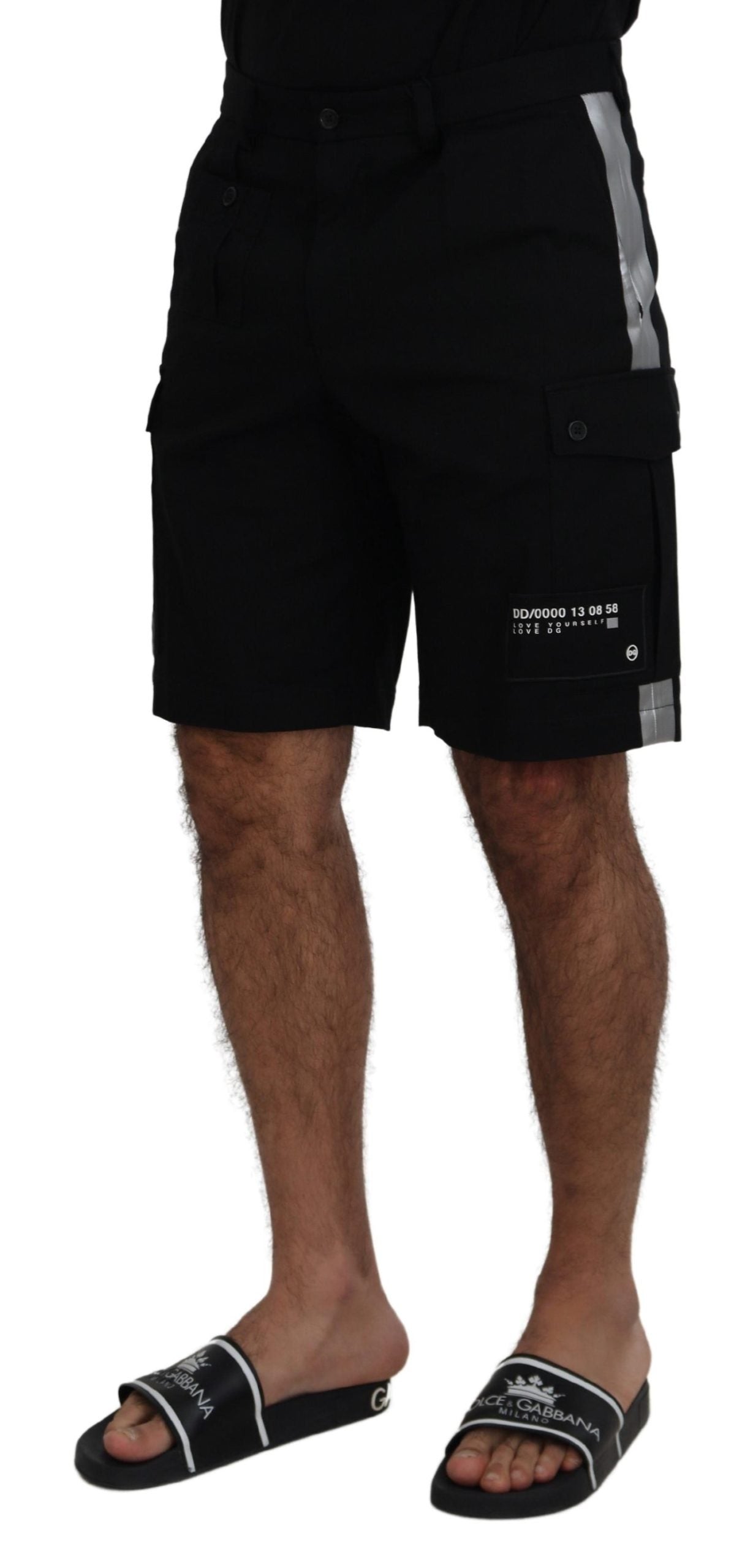 Dolce &amp; Gabbana Elegant MainLine Black Shorts