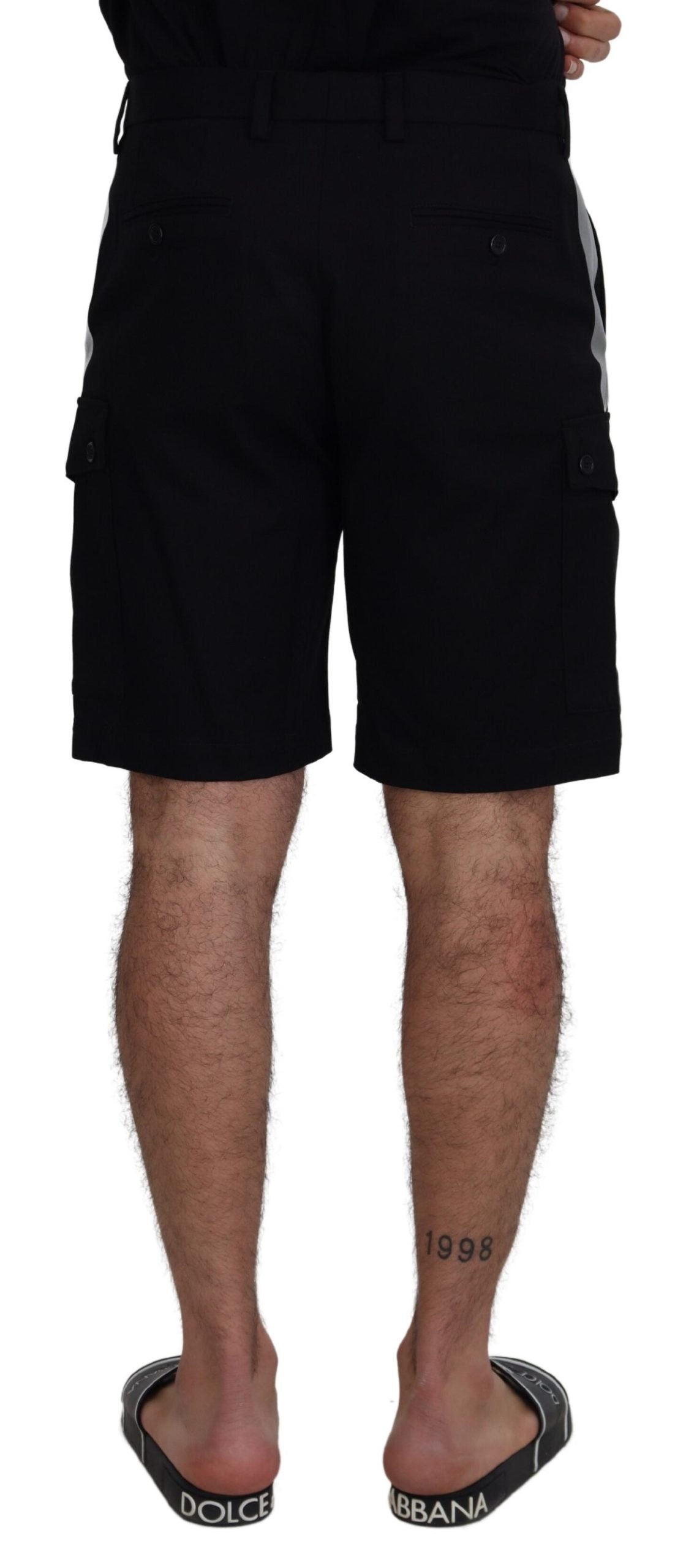 Dolce &amp; Gabbana Elegant MainLine Black Shorts