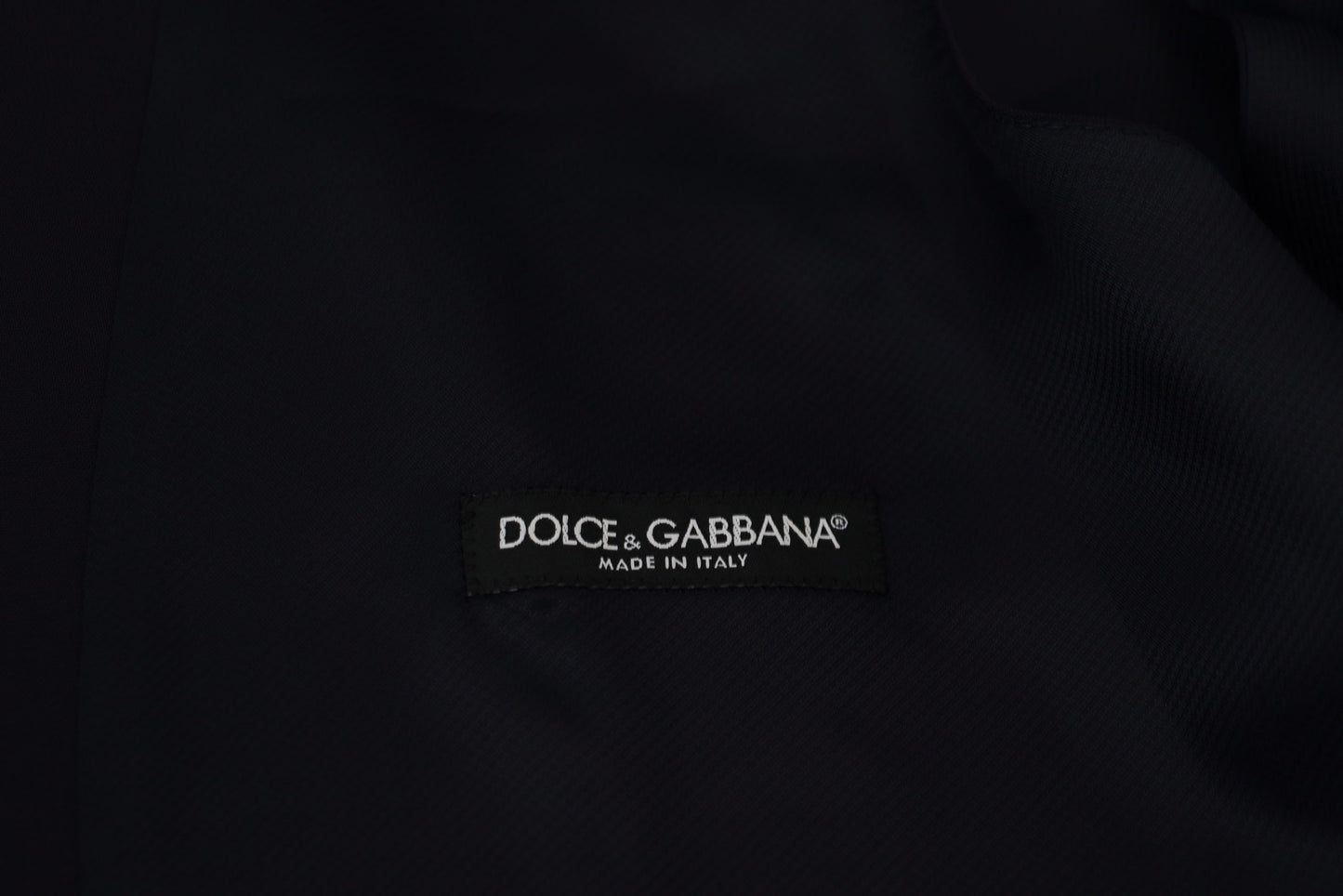 Dolce &amp; Gabbana Elegant dark blue vest for formal occasions