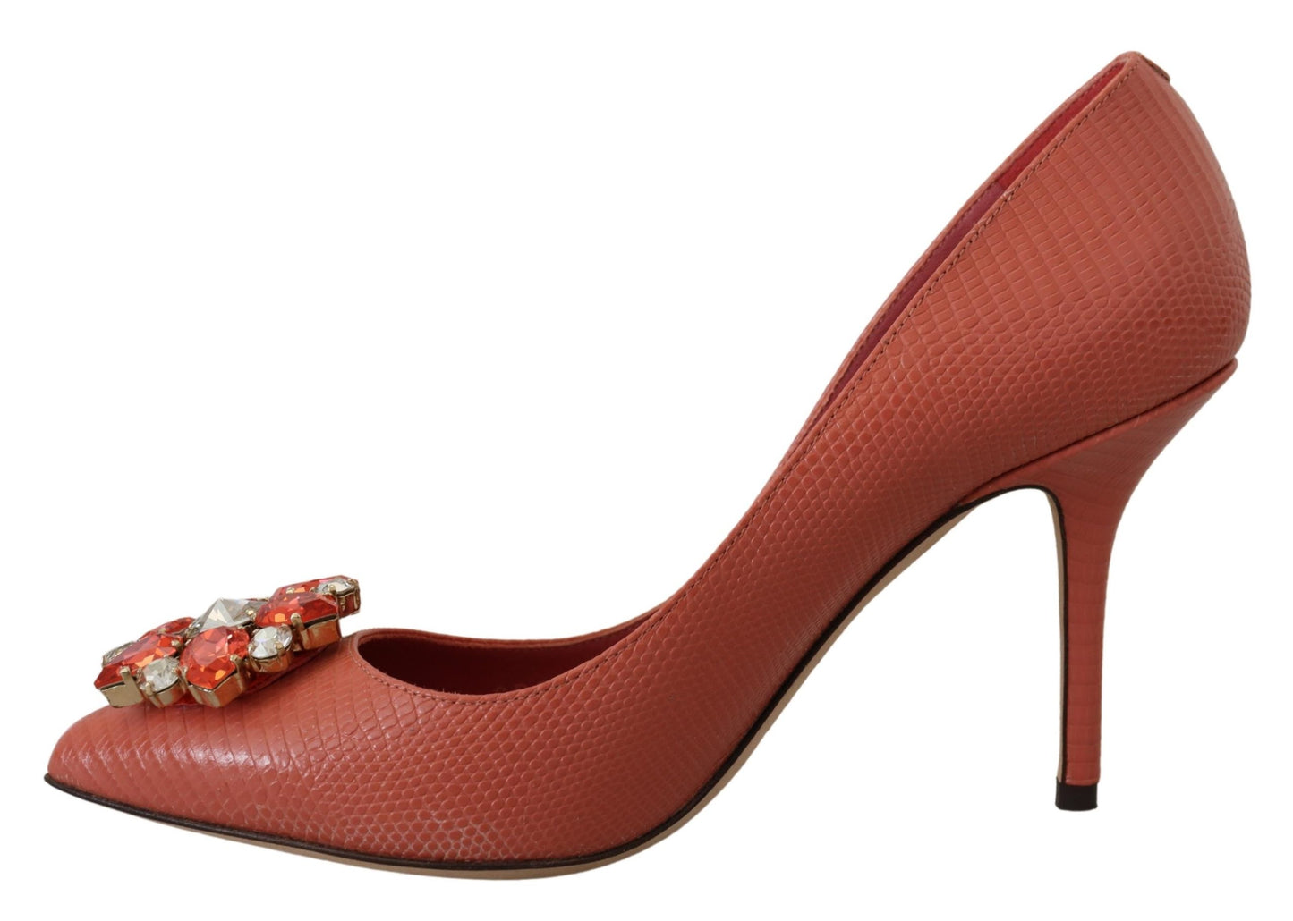 Dolce &amp; Gabbana Exotic Leather Heels Pumps in Pink