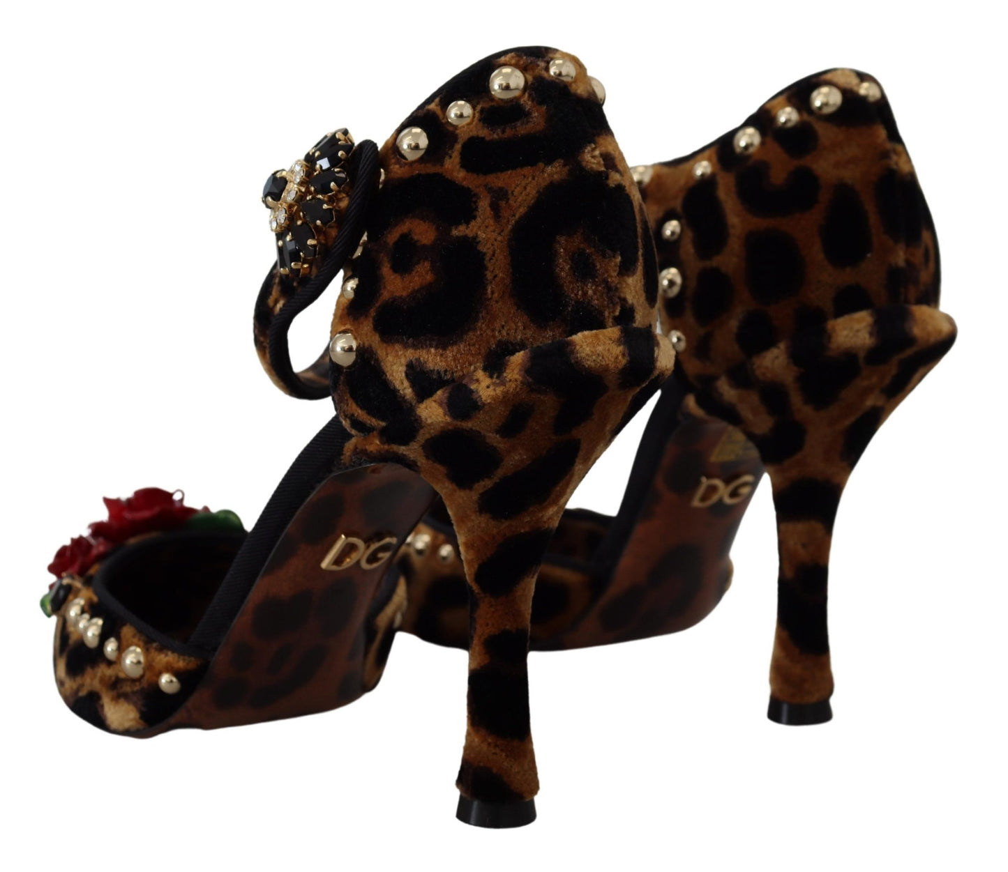 Dolce &amp; Gabbana Chic Leopard Ankle Strap Sandal