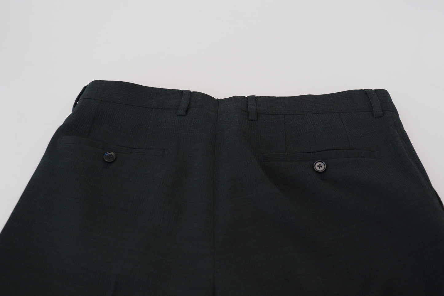 Dolce &amp; Gabbana Elegant blue virgin wool trousers