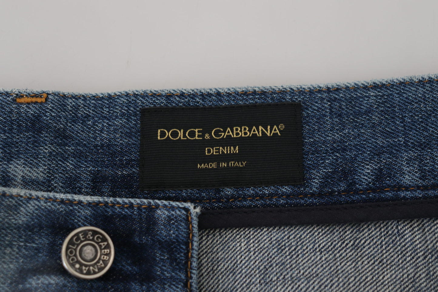 Dolce &amp; Gabbana Stunning Tattered Denim Italian Jeans