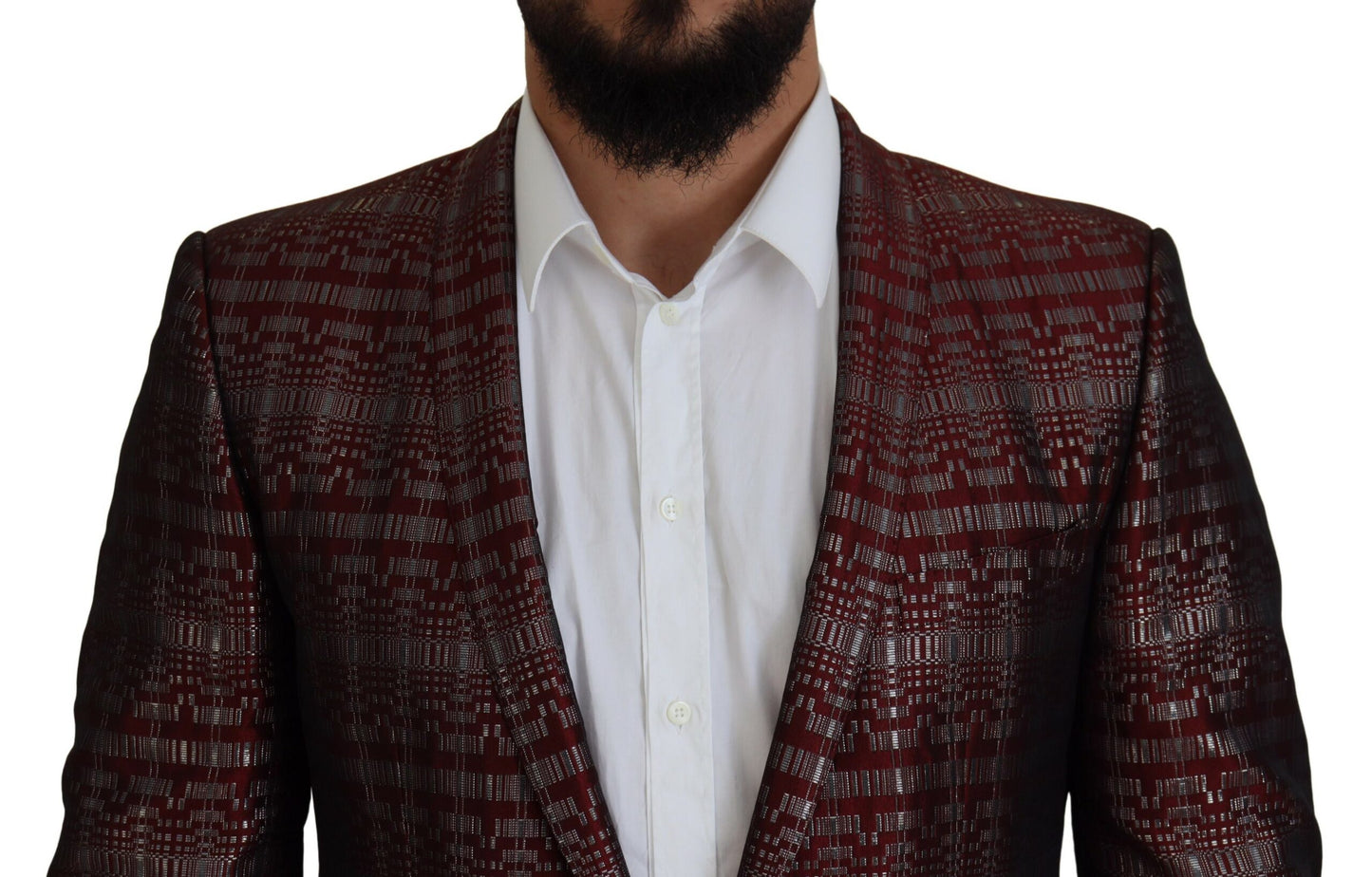 Dolce &amp; Gabbana Bordeaux Fantasy Slim Fit Two Piece Suit