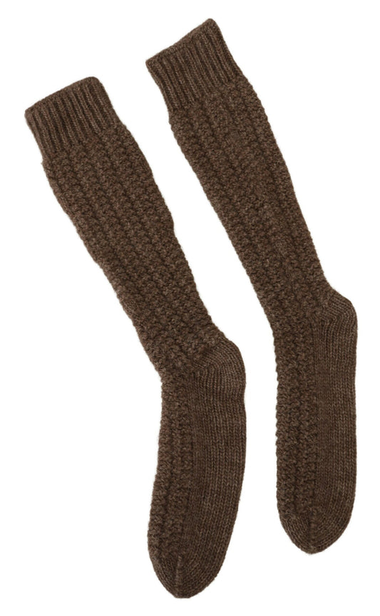 Dolce &amp; Gabbana Chic Wool Blend Over-Calf Socks