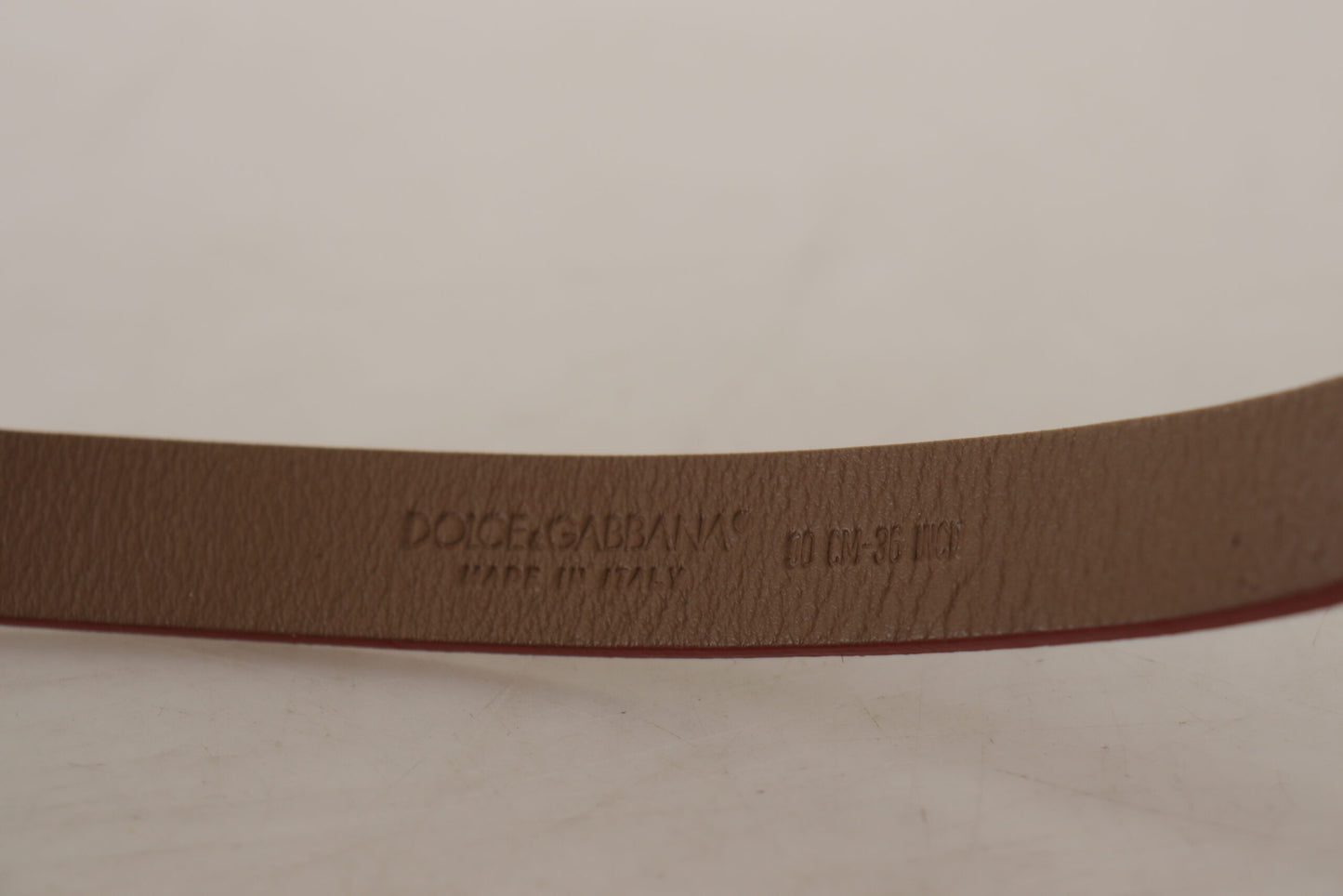 Dolce &amp; Gabbana Chic suede belt with engraved logo buckle