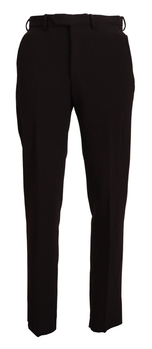 BENCIVENGA Elegant brown Italian trousers for men