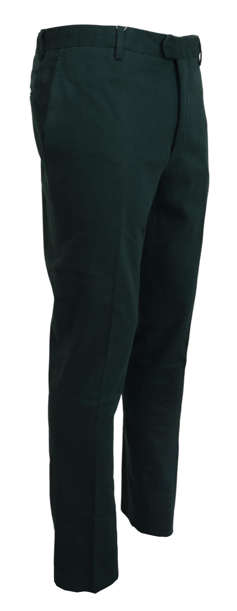 BENCIVENGA Elegant dark green chino pants