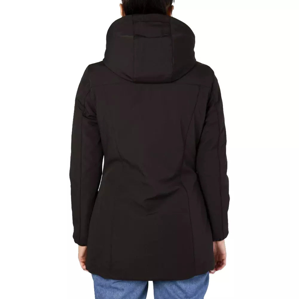 Yes Zee Schwarze Polyamid Damen Jacke