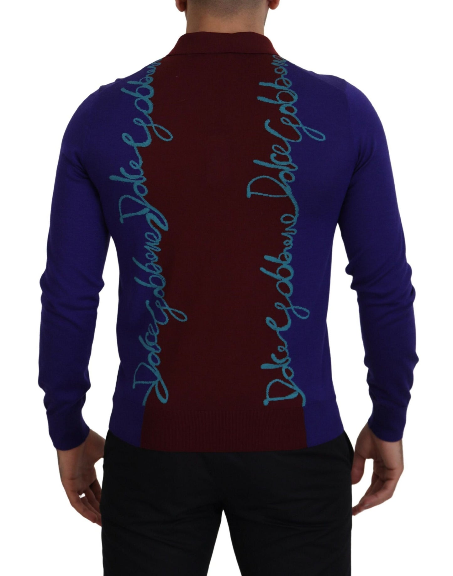 Dolce &amp; Gabbana multicolor sweater made of virgin wool and silk