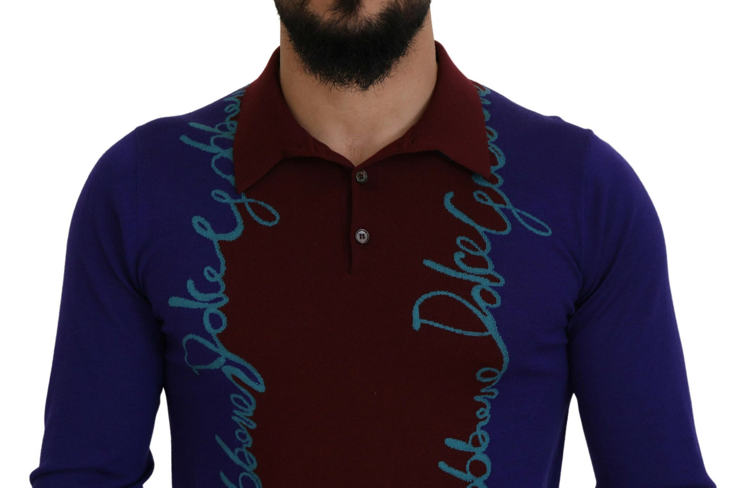 Dolce &amp; Gabbana multicolor sweater made of virgin wool and silk