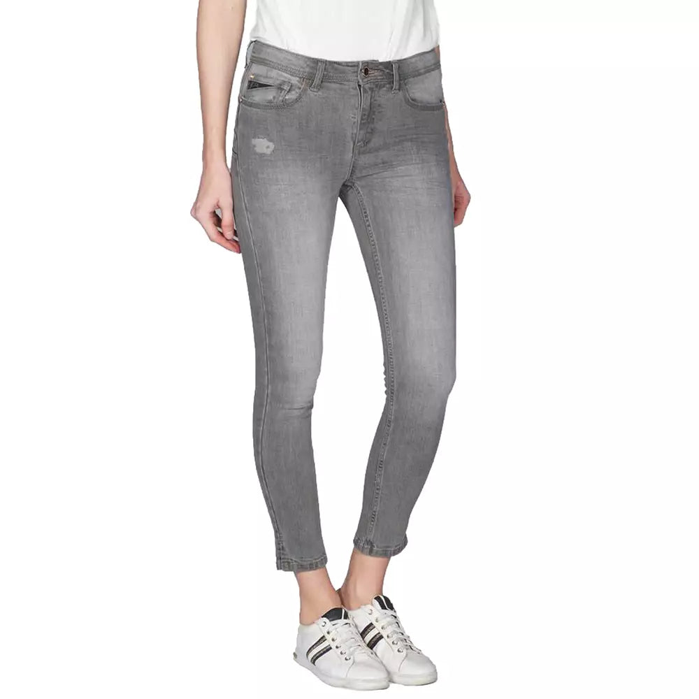 Yes Zee Chic push-up jeggings with unusual ruin detail