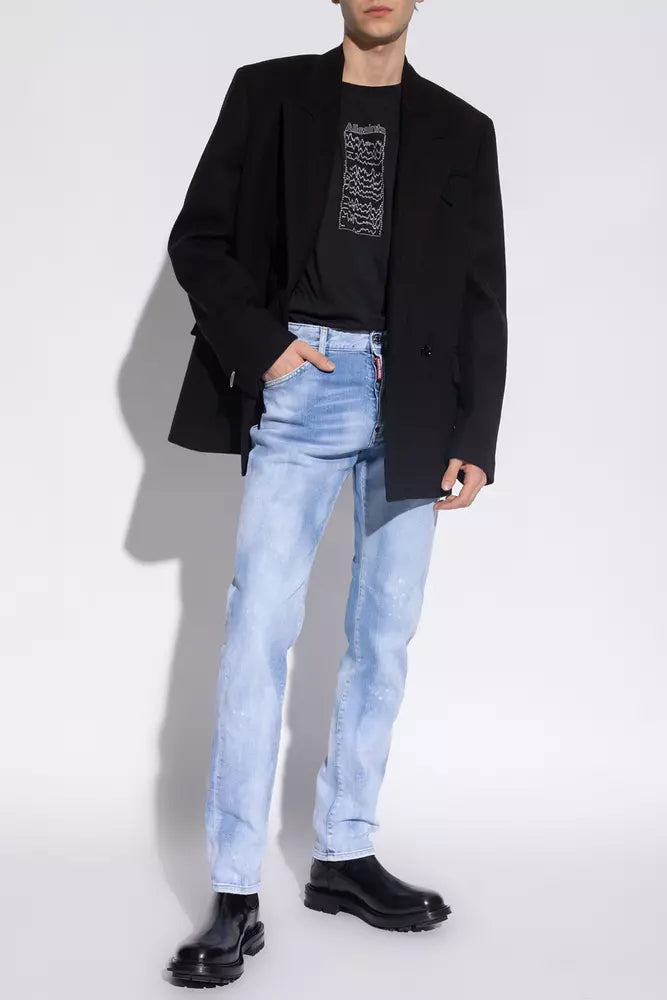 Dsquared² Cool Guy Hellblaue Splatter Paint Jeans