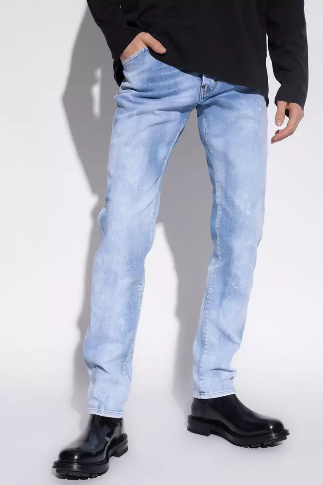 Dsquared² Cool Guy Hellblaue Splatter Paint Jeans