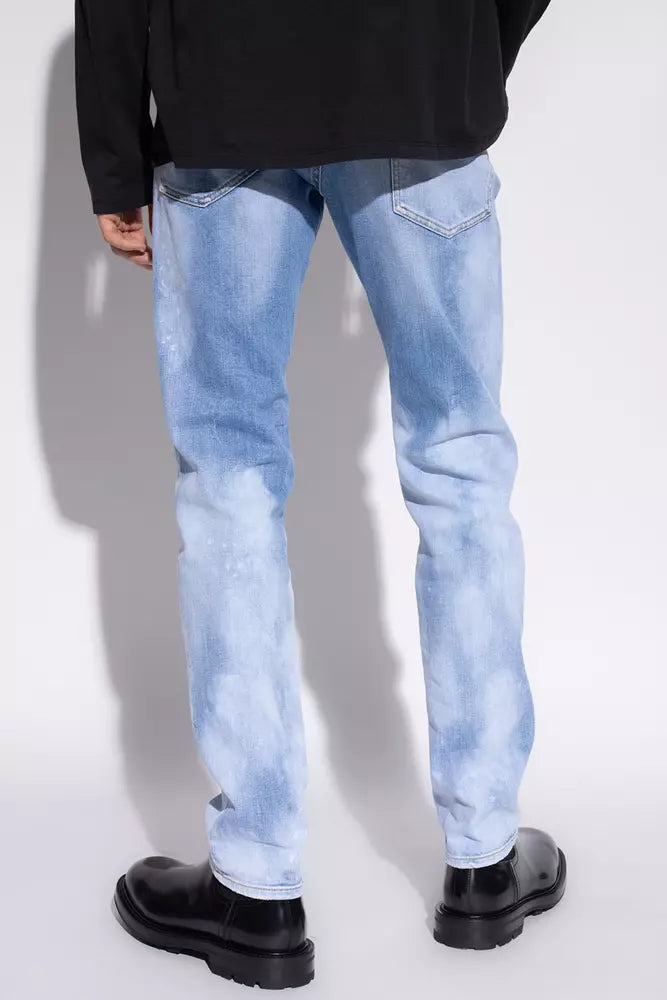 Dsquared² Cool Guy Hellblaue Splatter Paint Jeans