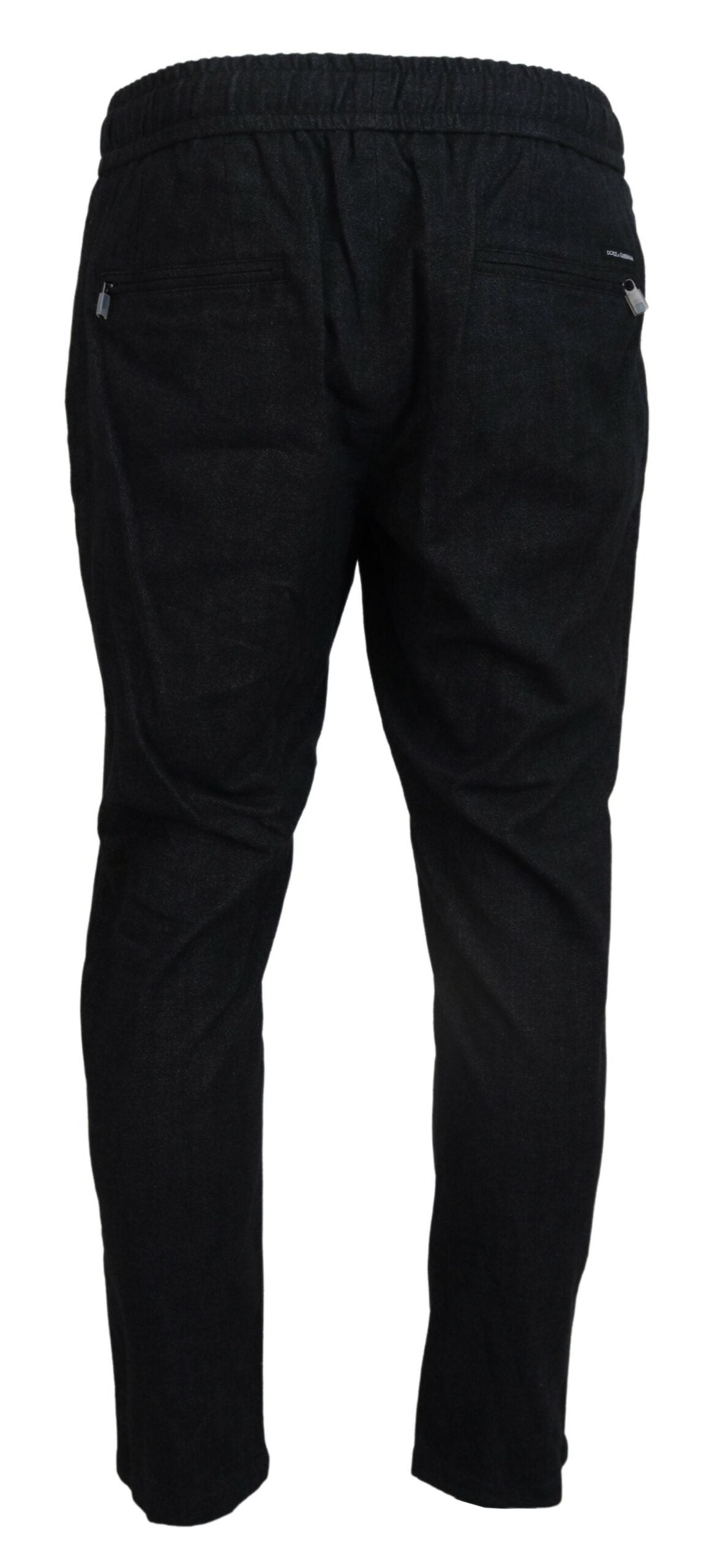 Dolce &amp; Gabbana Elegant tapered blue denim trousers