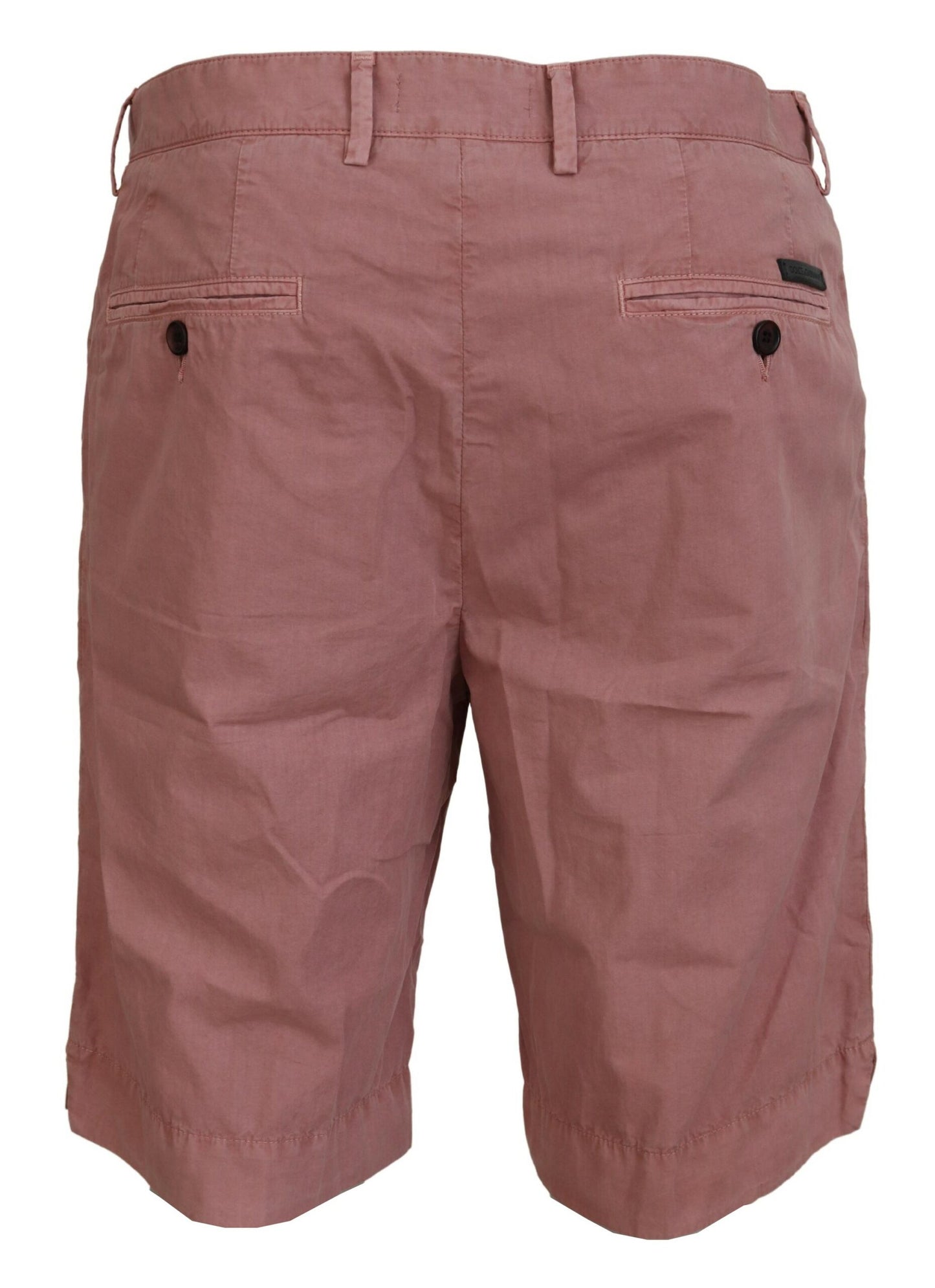 Dolce &amp; Gabbana Exquisite Pink Chino Shorts for Men