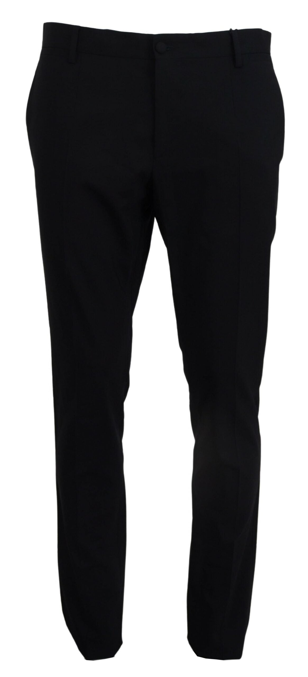 Dolce &amp; Gabbana Elegant Slim Fit Dress Pants in Blue