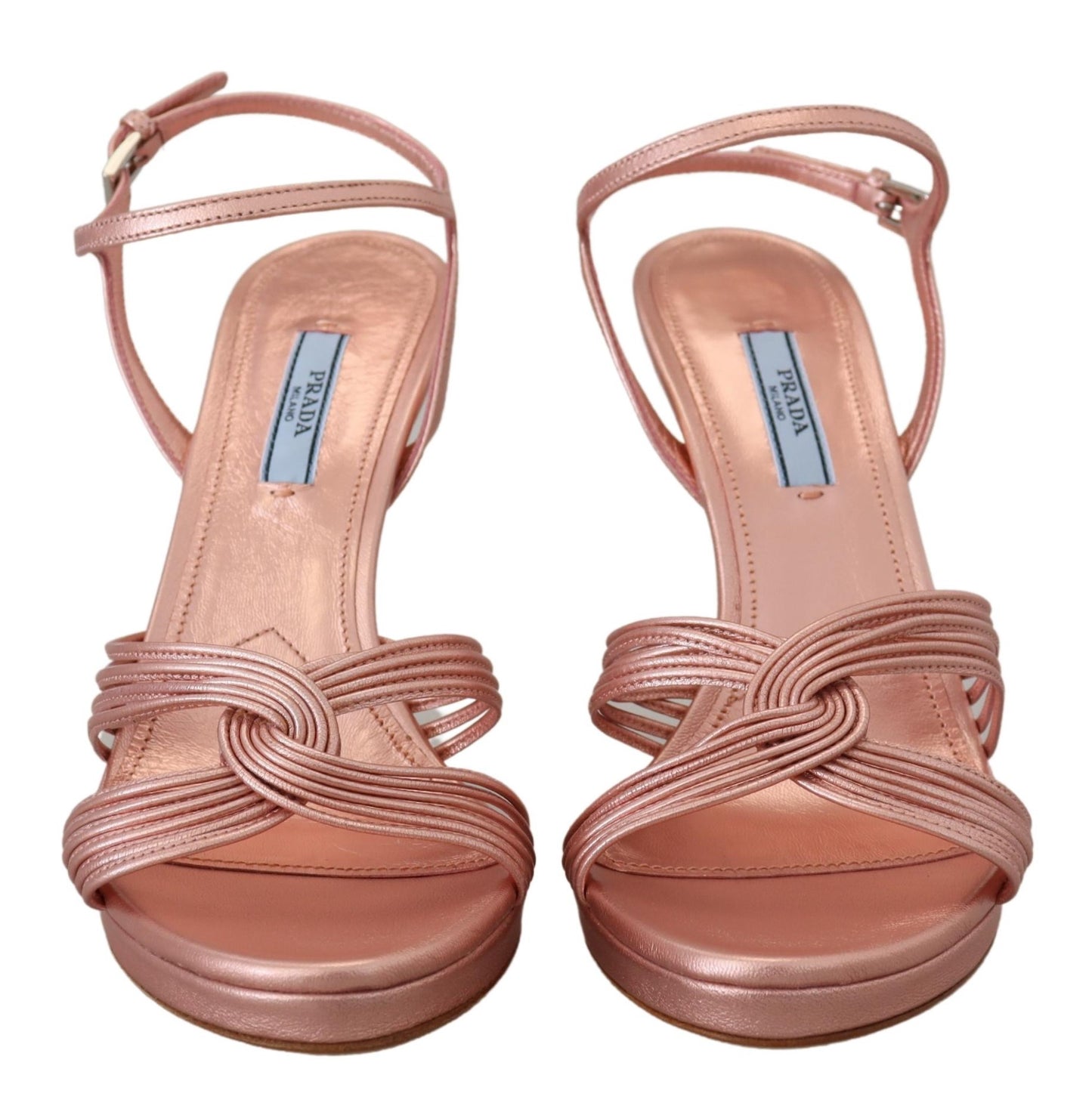 Prada Elegant pink stiletto sandals