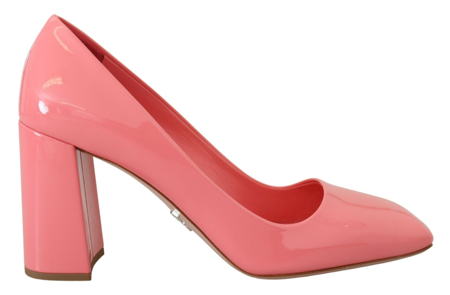 Prada Elegant pink square toe heels