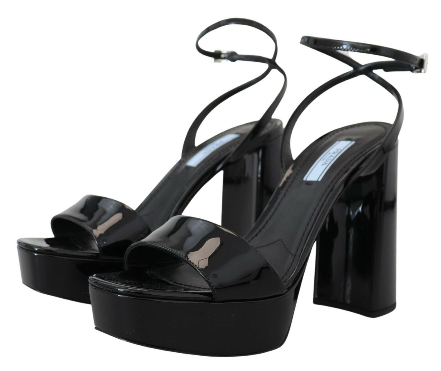 Prada Elevate your elegance with shiny black heels