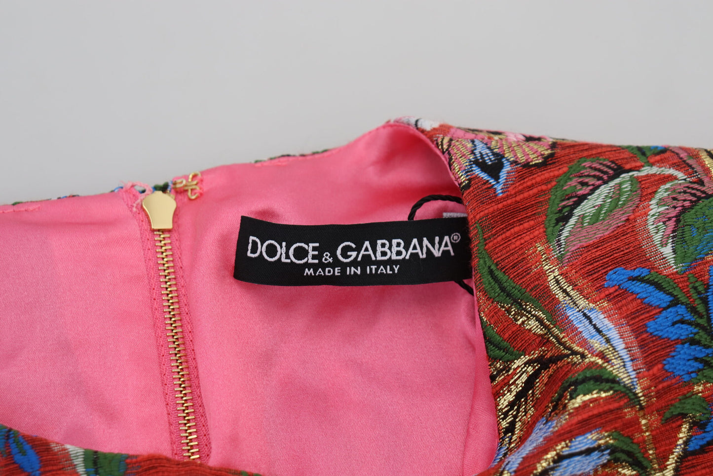 Dolce & Gabbana Elegantes rotes A-Linien-Minikleid