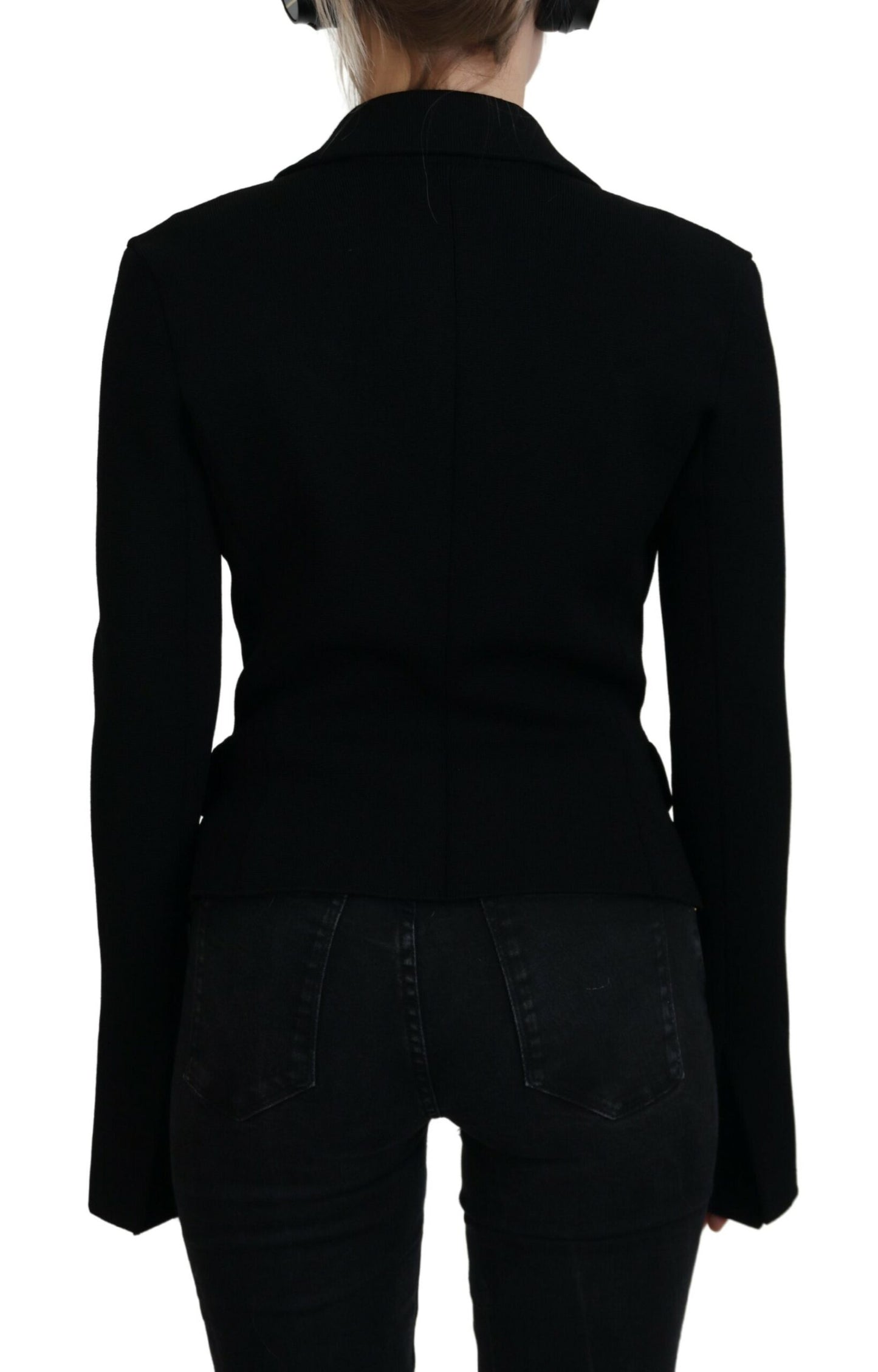 Dolce &amp; Gabbana Elegant black long-sleeved jacket