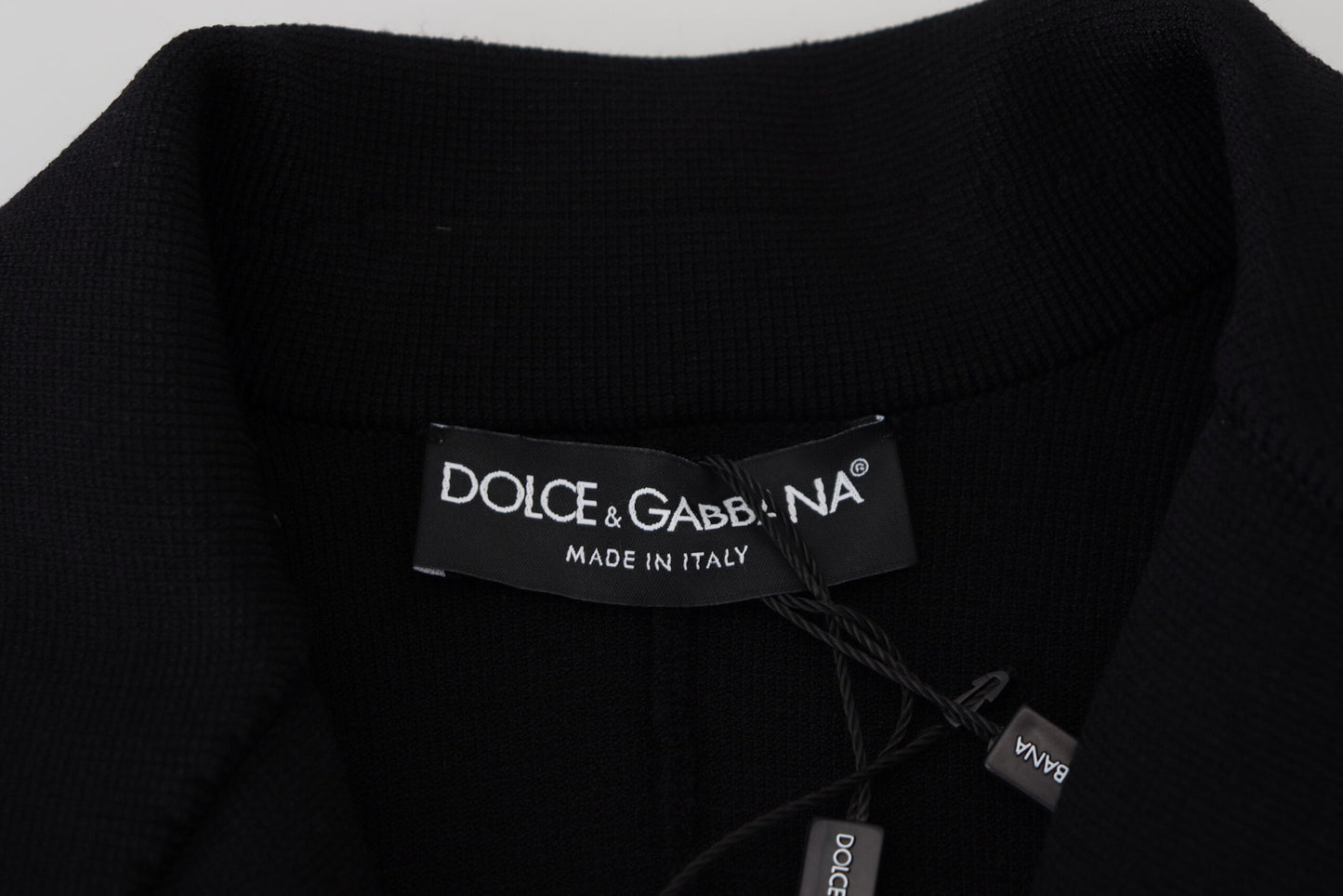 Dolce &amp; Gabbana Elegant black long-sleeved jacket