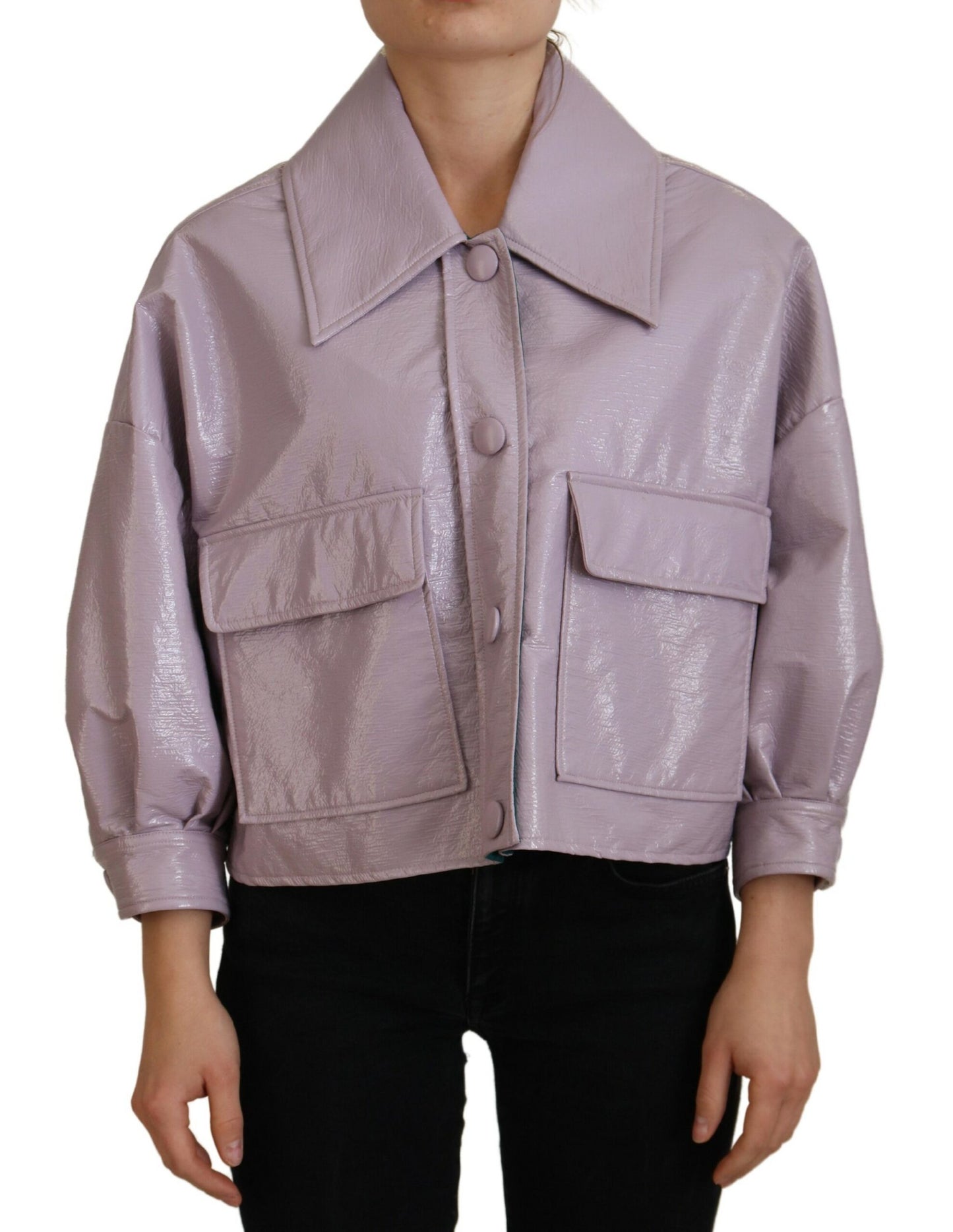 Dolce &amp; Gabbana Chic purple short jacket - a style statement