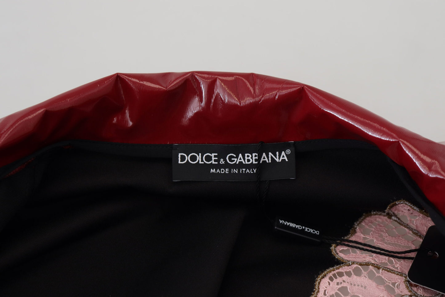 Dolce &amp; Gabbana Maroon Floral Luxe Jacket