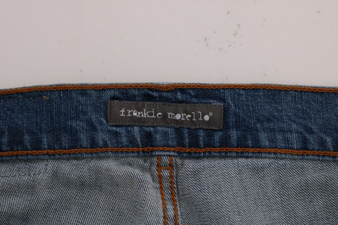 Frankie Morello Svelte Italian Denim - Slim Fit Blaue Jeans