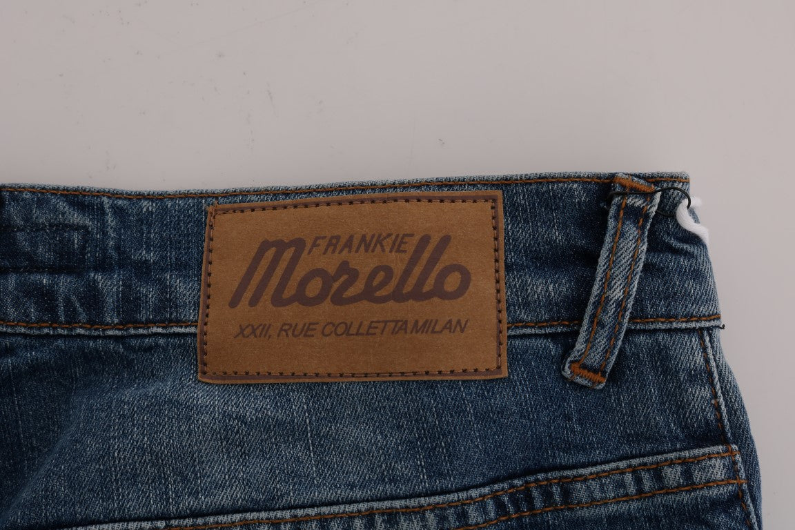 Frankie Morello Svelte Italian Denim - Slim Fit Blaue Jeans