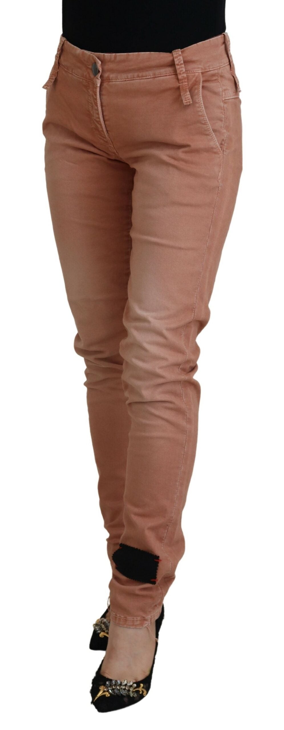 Eight Chic Slim Fit Cotton Stretch Pants