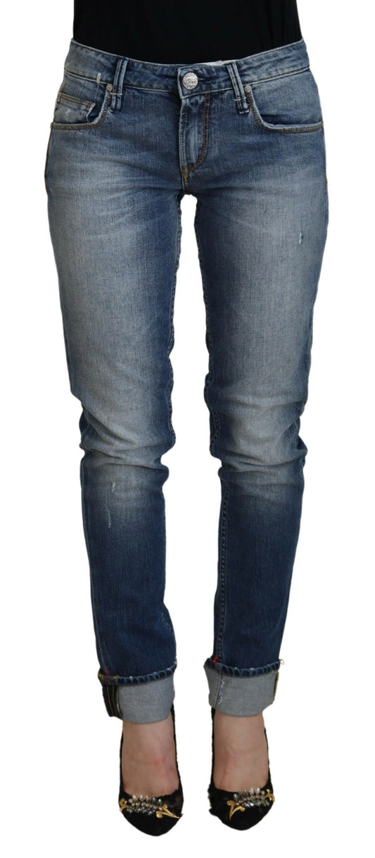 Eight Slim Skinny Denim Jeans with Low Waist