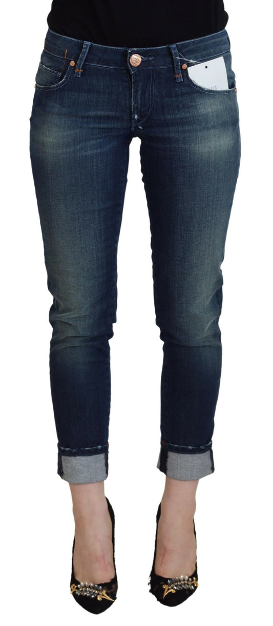 Eight Chic Slim Fit Jeans with Low Waist