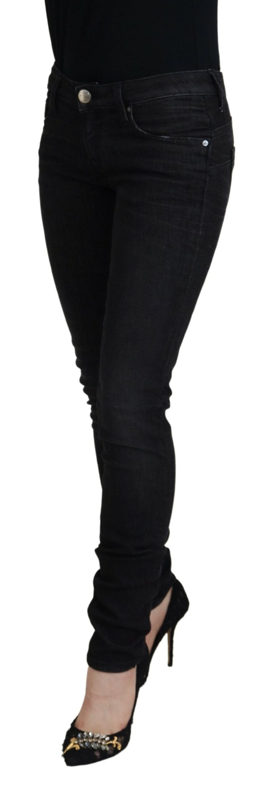 Eight Chic Designer Low Waist Skinny Jeans