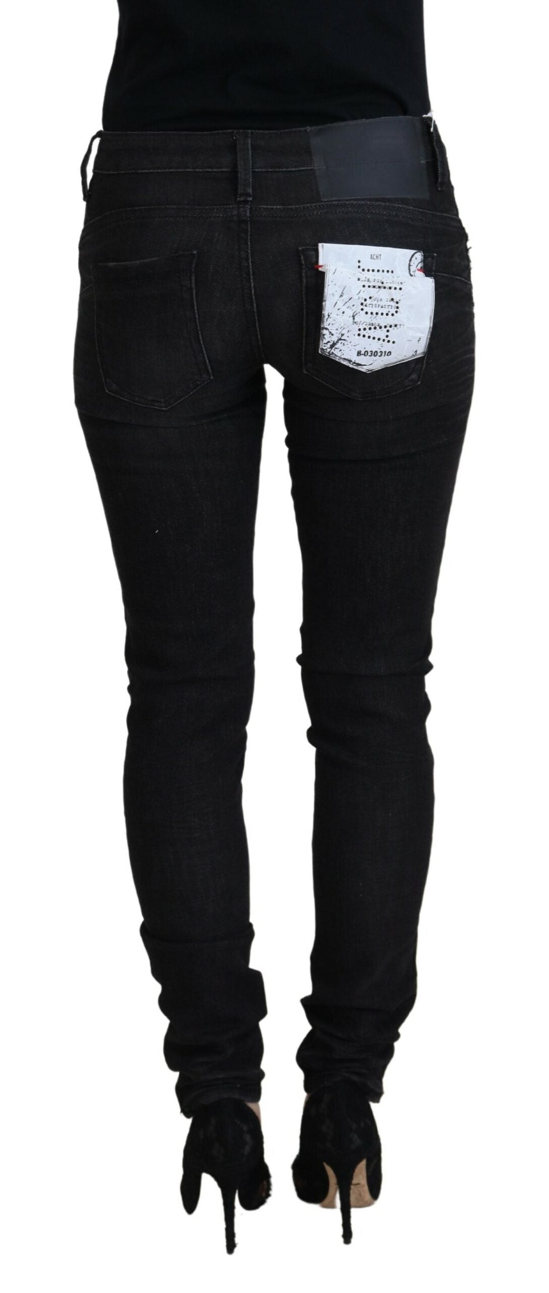 Eight Chic Designer Low Waist Skinny Jeans